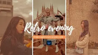 Retro effect Lightroom preset | free preset | Lightroom tutorial graphic Akash