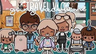 Travel Vlog 🚂 | *with voice* | Toca Boca Family Roleplay