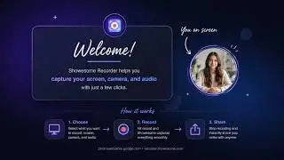 How to Record Your Screen with Camera & Audio | Showesome Chrome Extension