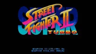 Super Street Fighter II Turbo - Intro  ( Rendered in 4K )