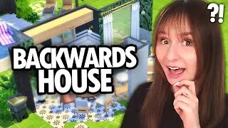 Building a house from BACK TO FRONT in The Sims 4