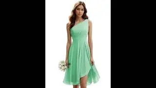 One Shoulder Short Bridesmaid Dresses