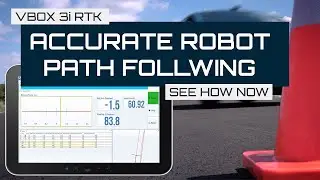 Accurate Path Following With a VBOX 3i RTK and Integrated Steering Robot