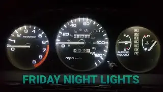 Boosted Civic gets LEDS for guage cluster