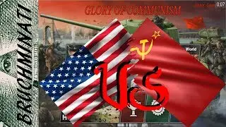 USA Vs USSR World War 3 #4 World Conqueror 3 Glory of Communism Mod