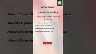 Active/Passive asked in SSC exams | Competitive exams #english #learning #ssc #ssccgl #sscgd