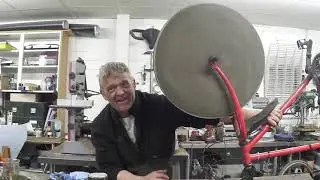 1118 An Easy To Make Flywheel From Concrete And  A Bicycle Wheel