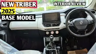 Renault Triber 2025 Facelift BASE MODEL Interior Review | Mechanical Vansh