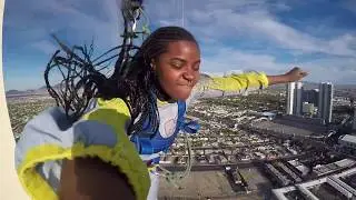 JUMPING OFF THE STRATOSPHERE IN LAS VEGAS (108 floors tall)