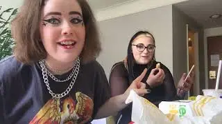 mcdonald’s mukbang/how we met story time!! w/ coral 🍔💓
