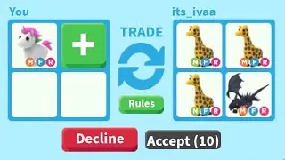 What People trade for A Mega Neon Unicorn | Roblox Adoptme
