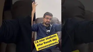 CA Inter students after results day announcement by ICAI  