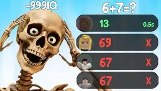 These Roblox Kids' Math IQ is -999