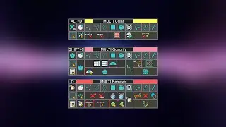 MULTI Clear, Quadrify, Remove