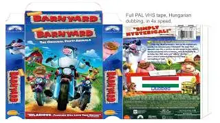 The full Barnyard 2007 Hungarian dubbed VHS in 4x speed, slow down to 0.25 for normal speed.