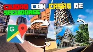HACIENDO UNA CIUDAD CON CASAS DE SEGUIDORES EN MINECRAFT