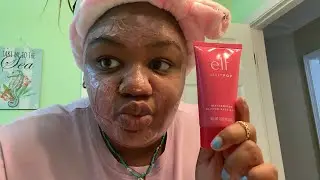 Trying ELF Watermelon Jelly Face Mask 🍉 