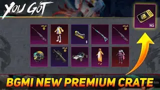 😍BGMI NEW PREMIUM CRATE IS HERE - FREE AWM UPGRADE SKIN 
