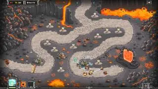 Kingdom Rush Walkthrough - Pit of Fire - Heroic [Steam version][HD]