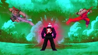 Evil Ryu & Violent Ken Vs Shin Oni - Street Fighter Secret Bosses 2 on 1 Handicap Match [Evil MANIA]