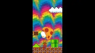 When Mario had one too many mushrooms 🍄😎 #shorts