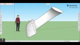 Draw a Pipe or Curved Shape in Sketchup: Follow Me Tool