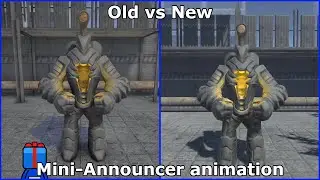 Mini-Announcer old vs new animations| Slendytubbies 3
