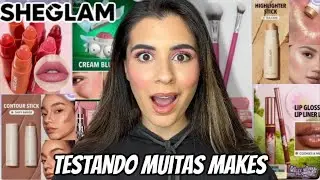TESTANDO MUITAS MAKES DA SHEGLAM