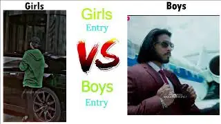 Girls Entry 🤪 VS Boys Entry 😝 | WhatsApp Status | Girls vs Boys |#viral #trending #status