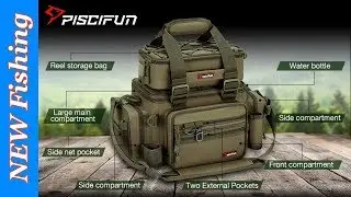 The Piscifun fishing bag is a spinning angler's DREAM! Piscifun Lunker line.