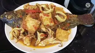 RESEP IKAN NILA CUMI CUMI TAHU ASAM PEDAS