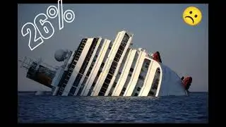 1234 come on ! COSTA CONCORDIA😱 #cringe