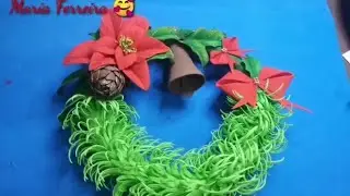 GUIRLANDA PARA NATAL DE E.V.A