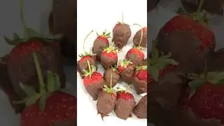 Çikolatalı Çilek Yaptım ✨🍓😍#keşfet #shorts #asmr