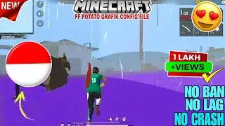 FREE FIRE MINECRAFT GRAPHICS OB53 🔥 | FF NO LAG CONFIG | GRAFIK MINECRAFT FF LAG FIX CONFIG FILE 😍