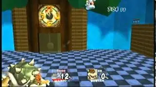 [SSBB hack] - Inside Peach's Castle (Clock Room)