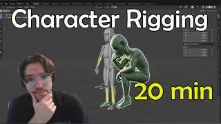 Blender 5.1 Rigging: Full Human IK Rig Start to Finish