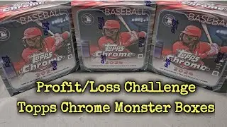 Profit/Loss Challenge 🚨 2024 Topps Chrome Monster BOXES! VALUE 🔥 All 30 X-Fractors were ROOKIES