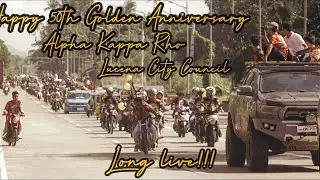 50th Golden Anniversary | Alpha kappa rho | Lucena city Council 🤟