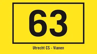 [4K] Bustraject | Lijn 63 | Vianen - Utrecht (C2G)