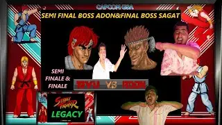 Letall ofUs 2gether Go&DoDVG & Defeat Semi bossAdon&FinalBoss Sagat Legacy 1987 Street Fighter 1
