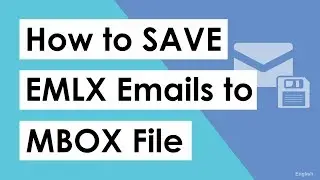 How can I save EMLX files to MBOX files?