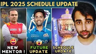IPL 2025 News: Mega Auction and Schedule Update😲Virender Sehwag New Mentor? SKY Mumbai Future | KKR