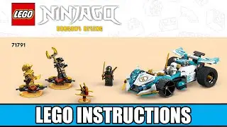 LEGO Instructions | Ninjago | 71791 | Zane's Dragon Power Spinjitzu Race Car