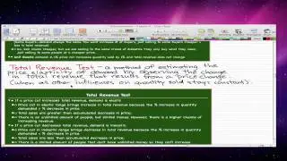 Microeconomics - 47: Total Revenue and Elasticity