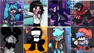 Friday Night Funkin' - Everyone Sings Godrays. VS Soft Mickey Mouse Week + Cutscenes (FNF Mod/Hard)