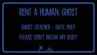 [ASMR Roleplay] Rent a human: Ghost | M4A - Ghost listener - Willing Possession - Platonic