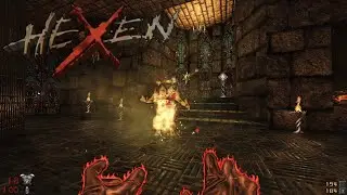 Hexen HD [Rain, Parallax, Gore, Upscale, Resound] - Hub 1: Winnowing Hall | 4K/60