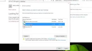 How To Do A Windows Backup using Windows Built In Backup Software