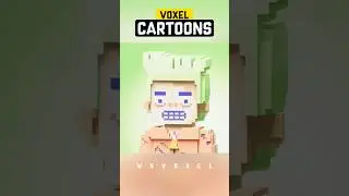 Voxel Cartoons #voxelart